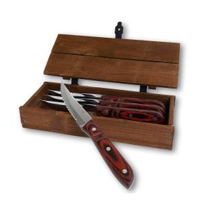 Gense - Old Farmer Couteau à steak XL, bois / acier (set de…