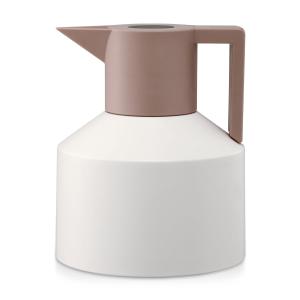 Normann Copenhagen - Geo Flacon thermos, blanc/beige rouge