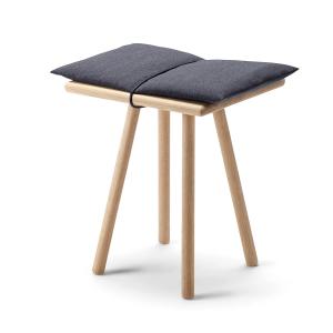 Fritz Hansen - Skagerak Georg Tabouret, chêne naturel / gri…
