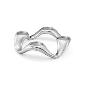 Georg Jensen - Cobra Bougeoir Ø 33 cm, acier inoxydable