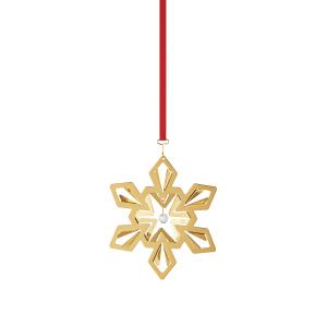 Georg Jensen - Holiday Ornament 2024 Flocon de neige, or