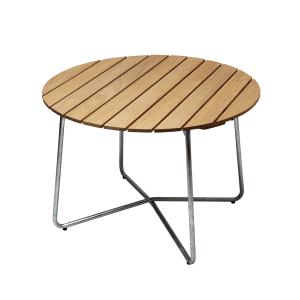 Grythyttan - 9A 100 Table de jardin Ø 100 cm, chêne huilé