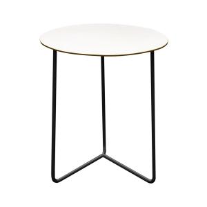 Grythyttan - Table de jardin High Tech Ø 60 cm, blanc / noi…