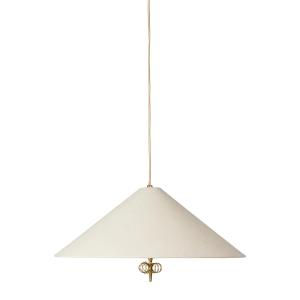 GUBI - 1967 Lampe suspendue, toile / laiton