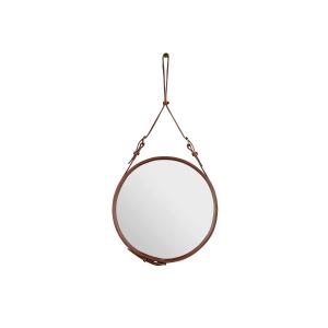 GUBI - Adnet miroir Ø 45 cm, brun