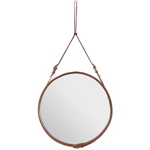 GUBI - Adnet miroir Ø 70 cm, brun