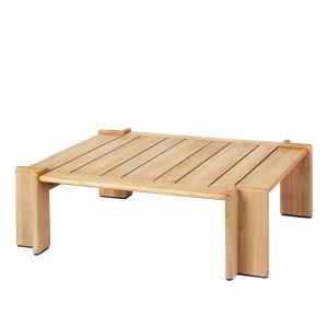 GUBI - Atmosfera Outdoor Table d'appoint, 100 x 113 cm, nat…