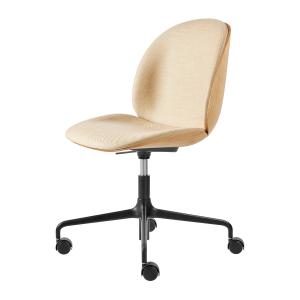 GUBI - Beetle Meeting Chaise rembourrage frontal, noir / ch…
