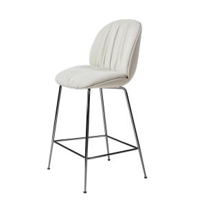 GUBI - Beetle Soft Counter Chair, rembourrage intégral, chr…