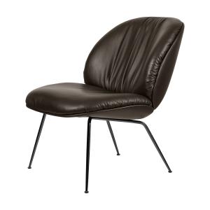 GUBI - Beetle Soft Lounge Chair, rembourrage intégral, noir…