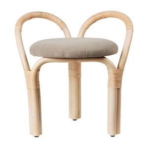 GUBI - Bistra tabouret, rotin naturel / Fustagno (002) (pat…