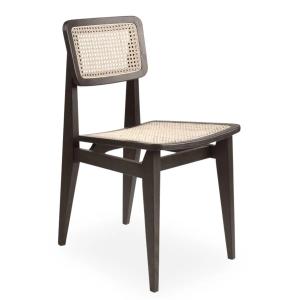 GUBI - Chaise de salle à manger C-Chair, tout en canne fran…