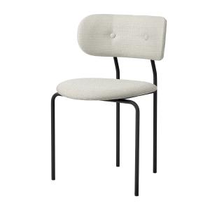 GUBI - Coco Dining Chaise entièrement rembourrée, noir mat…