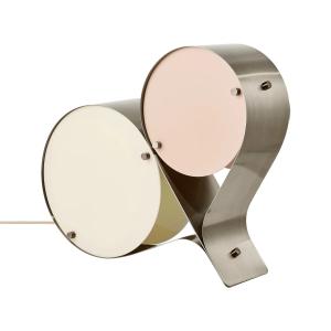 GUBI - Coppia lampe de table, ivory / blush