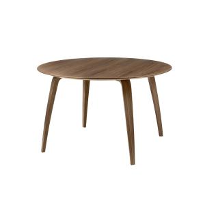Gubi - Table, Ø 120 x 72 cm, bois de noyer