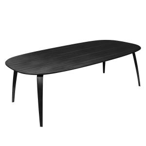 Gubi - Table, elliptique / 120 x 230 cm, bois de frêne tein…