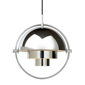 GUBI - Multi-Lite Lampe suspendue Ø 36 cm, chrome