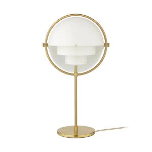GUBI - Multi-Lite Lampe de table, laiton / blanc mat