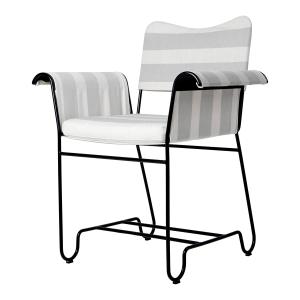 Gubi - Tropique Outdoor Dining Chair, classic black / Lesli…