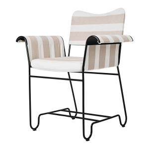 Gubi - Tropique Outdoor Dining Chair, classic black / Lesli…