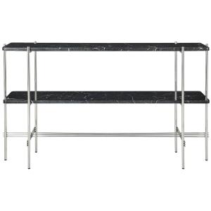 Gubi - TS Table console avec plateau, poli / marbre noir