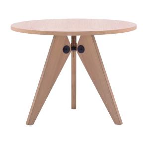Vitra - Table de guéridon repas, ø 90 cm, chêne huilé