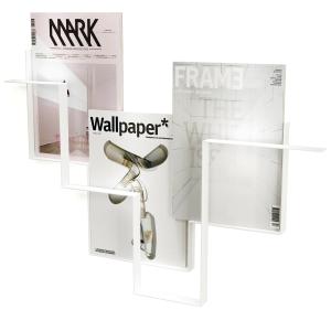 Frederik Roijé - Porte magazines Guidelines, blanc