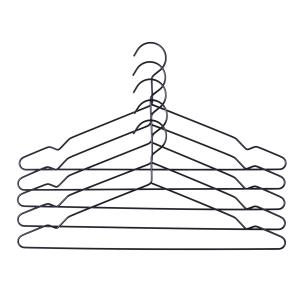 HAY - Cintre Hang, set de 5, noir