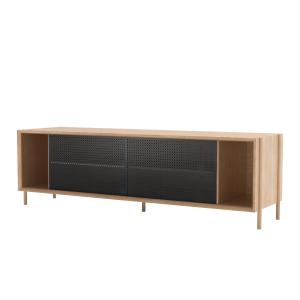 Hartô - Gabin Sideboard 162 cm, chêne / gris anthracite (RA…