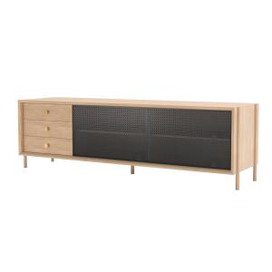 Hartô - Gabin Sideboard avec tiroirs, 162 x 49 cm, chêne na…