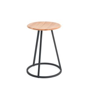 Hartô - Petit Gustave Tabouret, chêne / gris anthracite (RA…