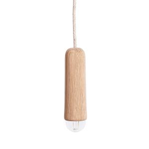 Hartô - Luce Suspension small long, chêne naturel