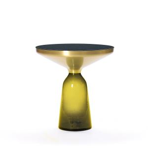 ClassiCon- Bell Table d´appoint, laiton / jaune citrine