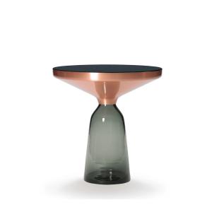 ClassiCon - Bell Table d'appoint, cuivre / gris quartz (édi…