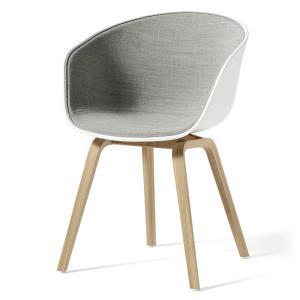 HAY - About A Chair AAC 22 , chêne laqué mat, blanc / gris…