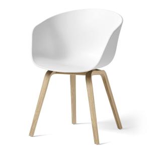 HAY - About A Chair AAC 22, Chêne laqué mat / blanc