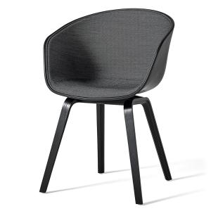 HAY - About A Chair AAC 22 , chêne teinté noir, noir doux /…