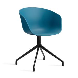 HAY - About A Chair AAC 20, noir / azure blue 2. 0 (patins…