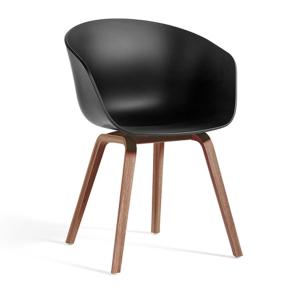 HAY - About A Chair AAC 22, Noyer laqué / black 2. 0