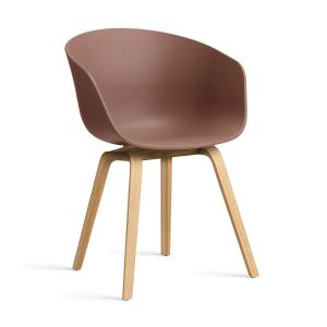 HAY - About A Chair AAC 22, chêne laqué / soft brick 2. 0 (…