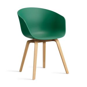 HAY - About A Chair AAC 22, chêne laqué / teal green 2. 0 (…