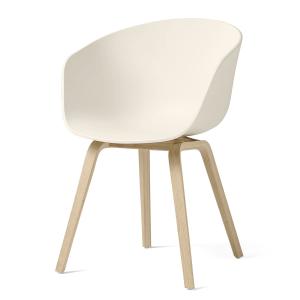 HAY - About A Chair AAC 22, Chêne laqué mat / cream white
