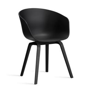 HAY - About A Chair AAC 22, chêne laqué noir / black 2. 0 (…