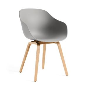 HAY - About A Chair AAC 222, chêne laqué / concrete grey 2.…