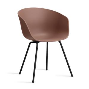 HAY - About A Chair AAC 26 , noir / soft brick 2. 0 (patins…