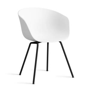 HAY - About A Chair AAC 26 , noir / blanc 2. 0 (patins en p…