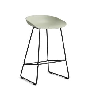 HAY - About A Stool AAS 38 Tabouret de bar H 76, noir / pas…