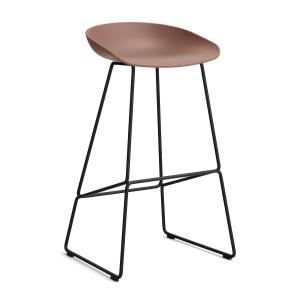 HAY - About A Stool AAS 38 Tabouret de bar H 85, noir / sof…