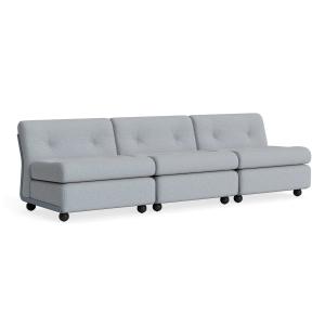 HAY - Amanta Canapé 3 places, frost blue / bleu gris (Navel…