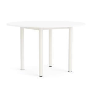 HAY - Annex Table de salle à manger Ø 120 cm, blanc / blanc…